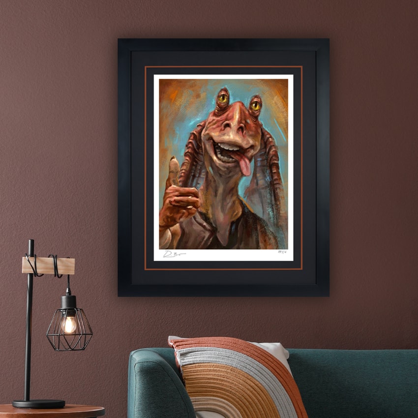 Star Wars Jar Jar Binks™: Portrait of a Gungan Art Print  Exclusive Edition  View 1