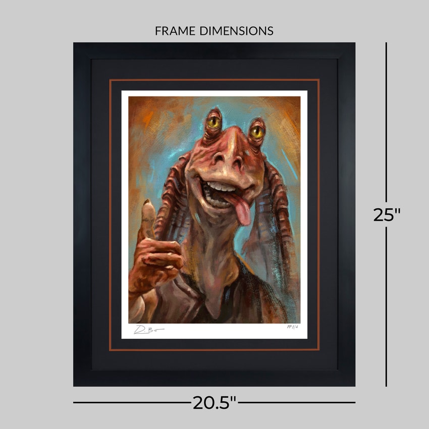 Star Wars Jar Jar Binks™: Portrait of a Gungan Art Print  Exclusive Edition  View 2