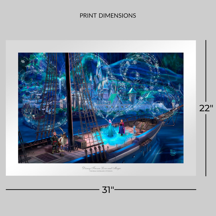 Disney Frozen Love and Magic Art Print  View 2