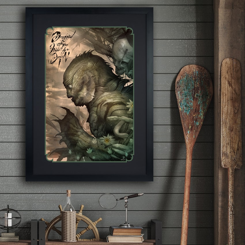 Universal Monsters The Creature from the Black Lagoon Art Print  Exclusive Edition  View 1