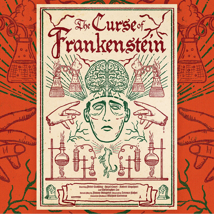 Hammer The Curse of Frankenstein Movie Poster  View 1