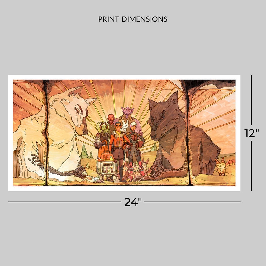 Star Wars Rebels Mural Art Print  View 2