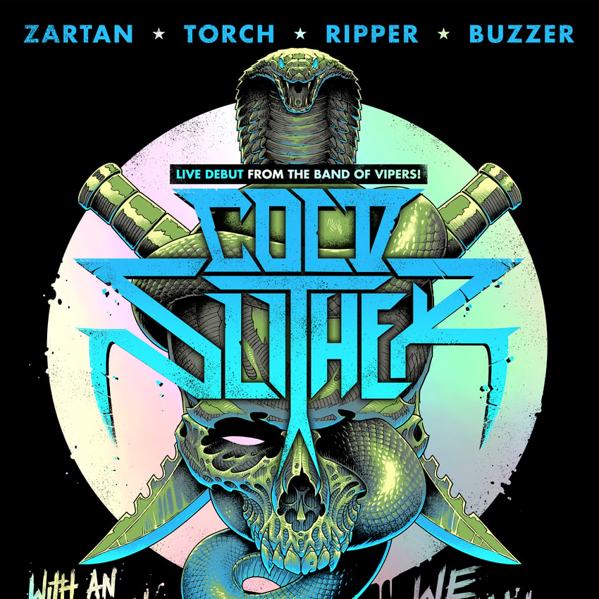 G.I. Joe Cold Slither Swampfire Variant Art Print  Exclusive Edition  View 3