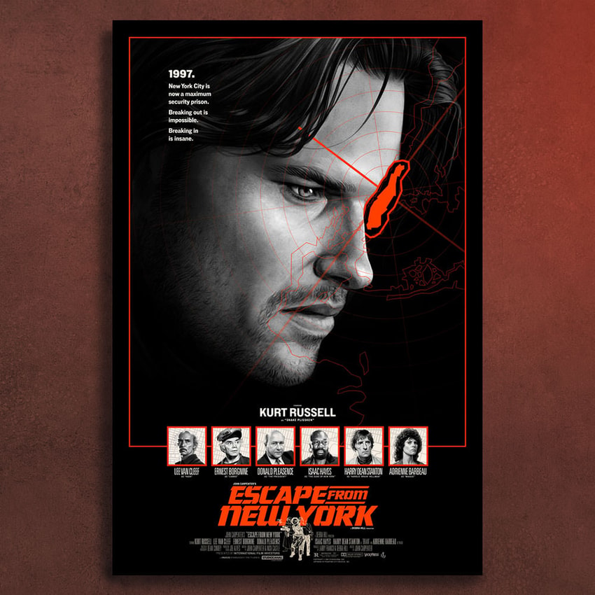 Escape from New York Escape from New York Variant Movie Poster  View 1