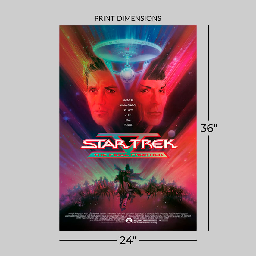 Star Trek Star Trek: The Final Frontier Foil Variant Movie Poster  View 2