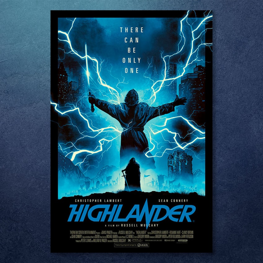 ハイローポスター Highlander Variant Movie Poster by Vice Press | Sideshow Collectibles