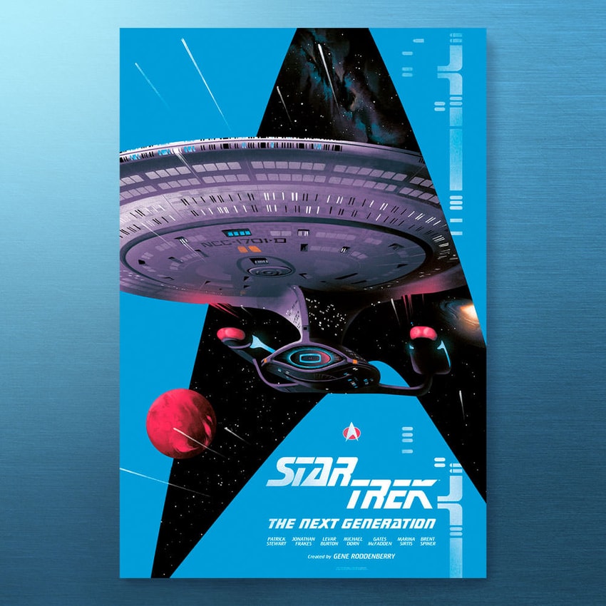 Star Trek The Next Generation (TNG) プレート Star Trek The Next Generation (TNG) プレート