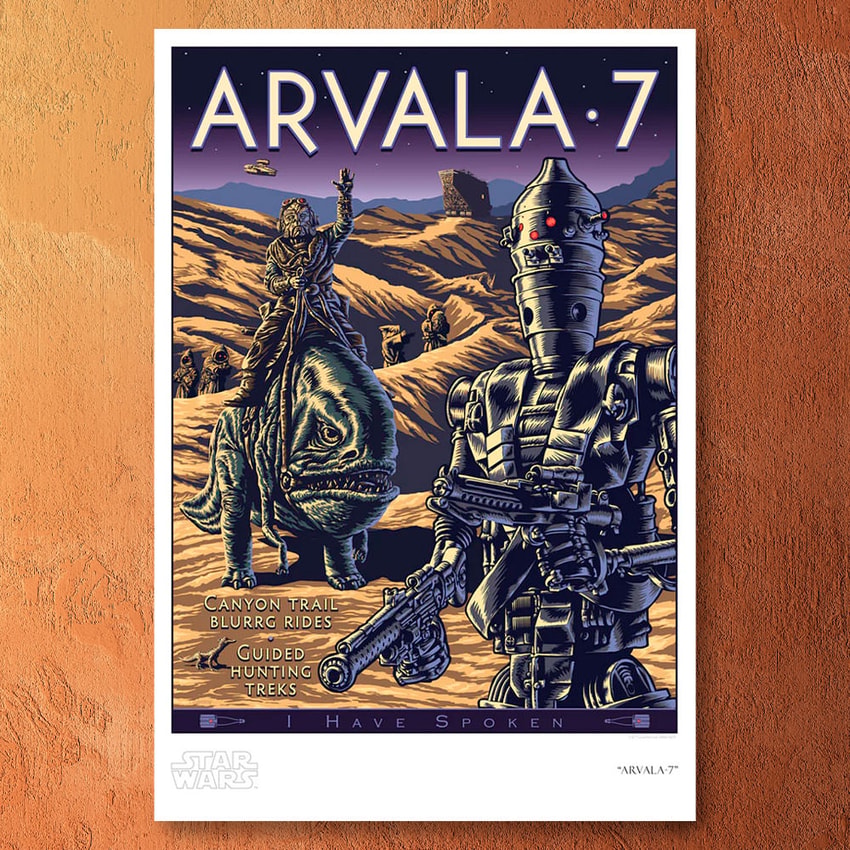 Star Wars Arvala-7 Art Print  View 1