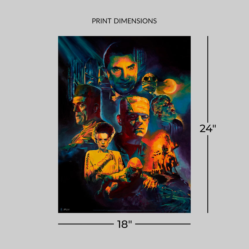 Universal Monsters Universal Monsters Art Print  Exclusive Edition  View 2