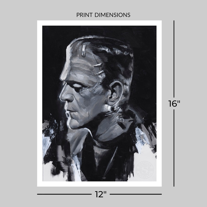 Universal Monsters Frankenstein Art Print  Exclusive Edition  View 2