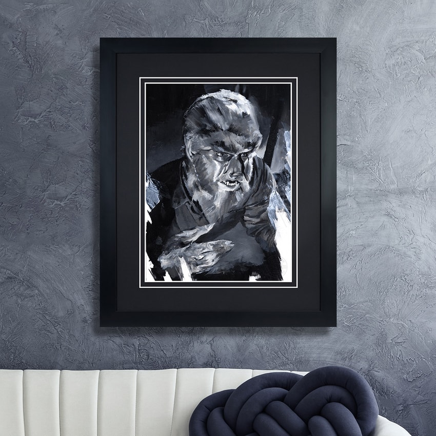 Universal Monsters The Wolf Man Art Print  Exclusive Edition  View 1
