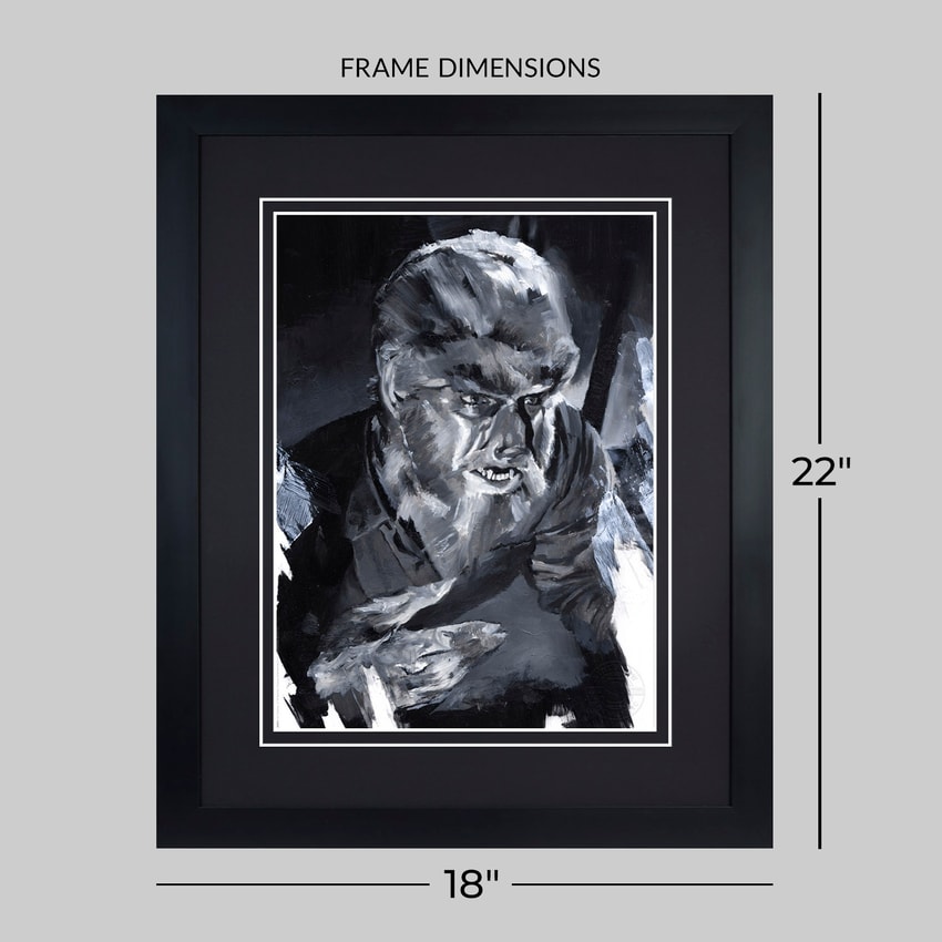 Universal Monsters The Wolf Man Art Print  Exclusive Edition  View 2