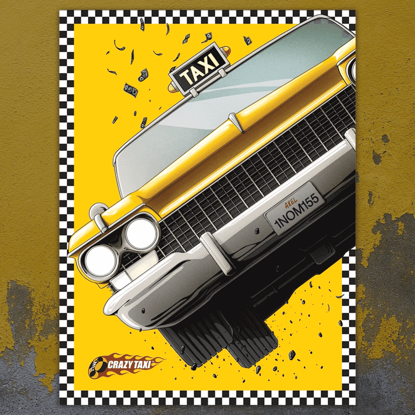 Crazy Taxi Crazy Taxi Art Print  View 1