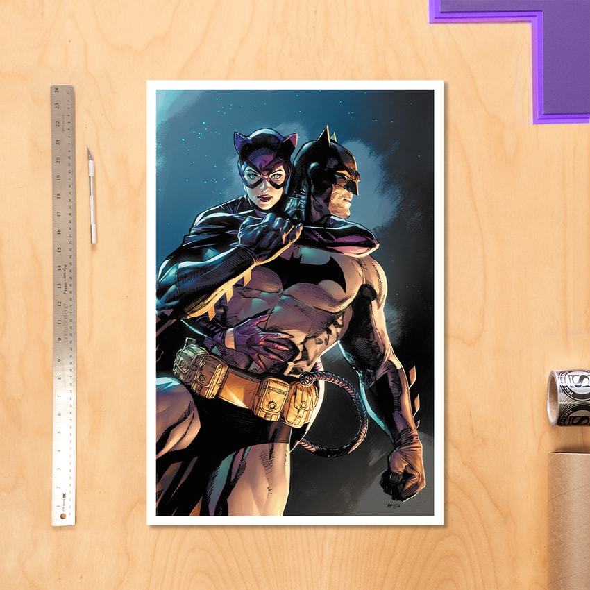 Batman™ & Catwoman™ Fine Art Print by Clay Mann | Sideshow