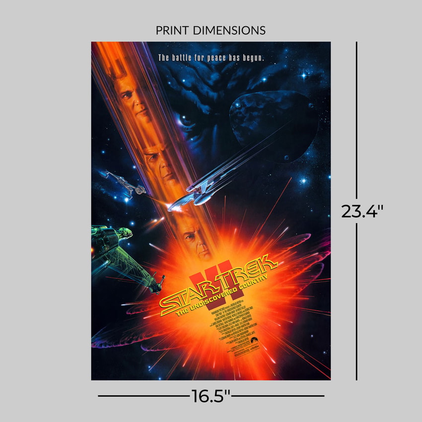 Star Trek Star Trek VI: The Undiscovered Country Editions Variant Movie Poster  View 2