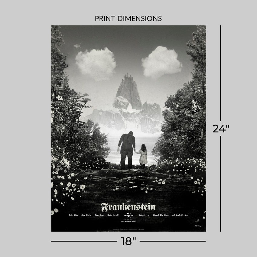 Universal Monsters Frankenstein Movie Poster  Exclusive Edition  View 2