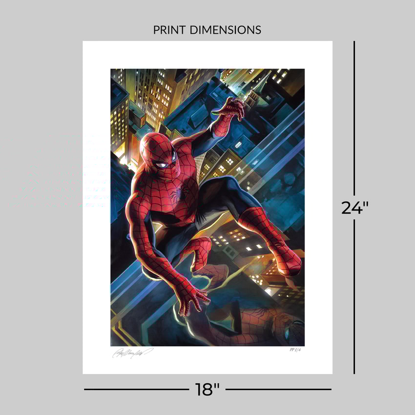The Amazing Spider-Man Fine Art Print by Felipe Massafera | Sideshow ...