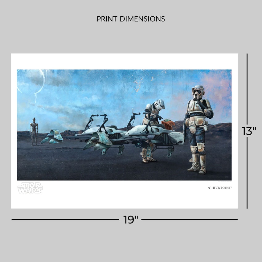 Star Wars Checkpoint Art Print  View 2