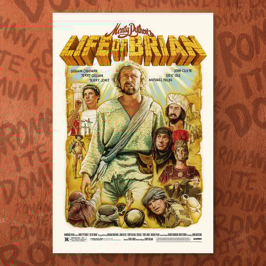 Monty Python's Life of Brian Movie Poster by Vice Press