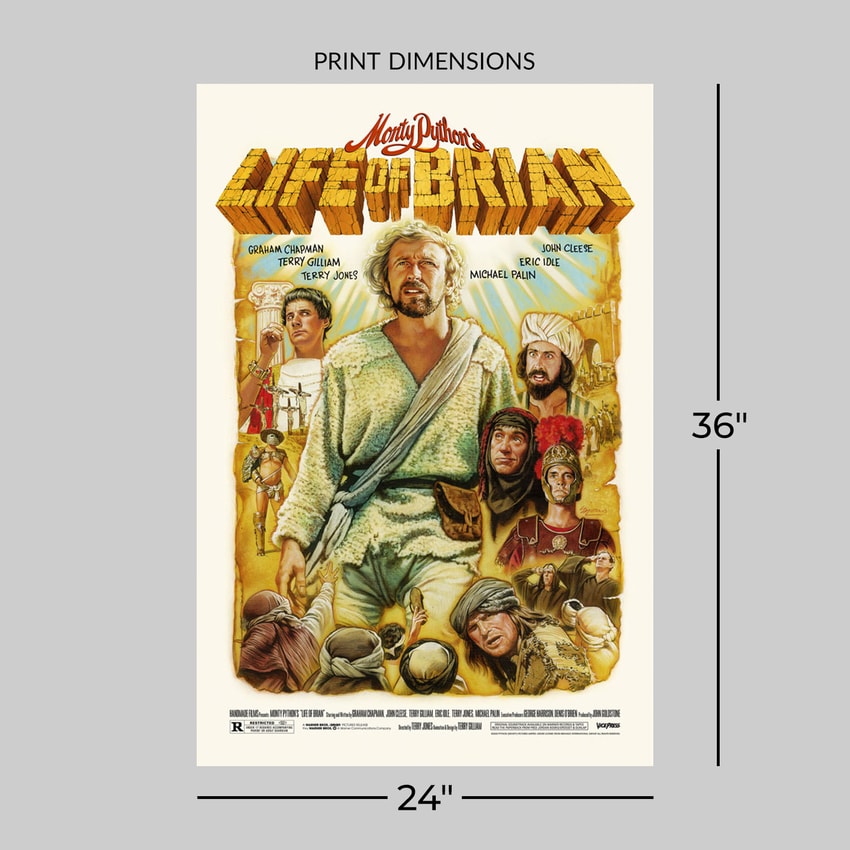 Monty Python's Life of Brian Movie Poster by Vice Press