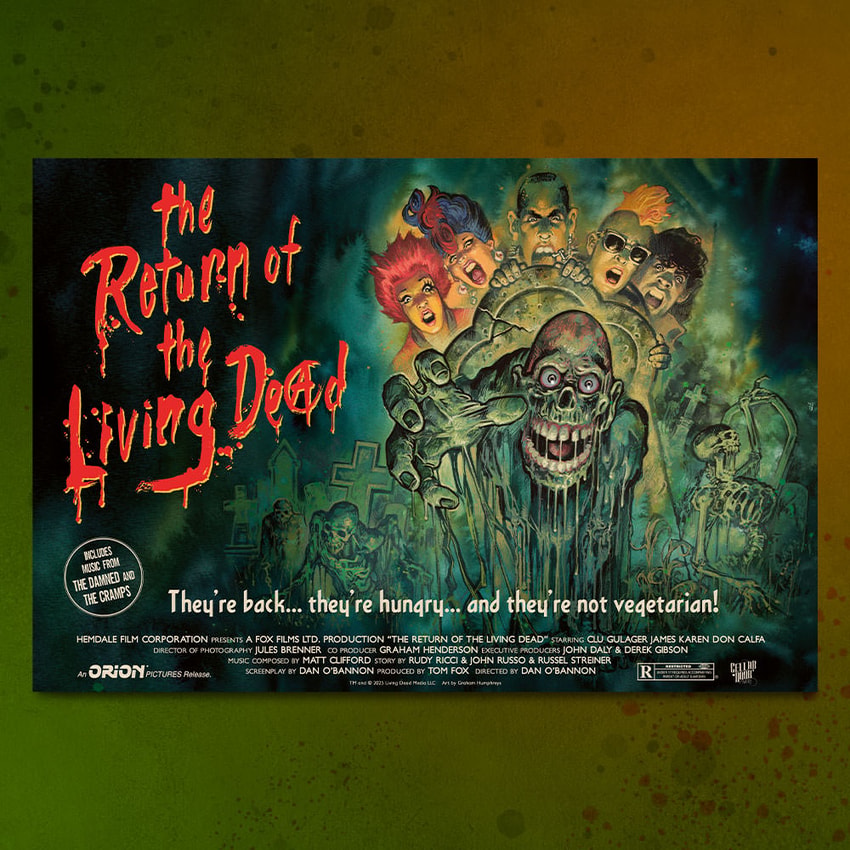 Return of the Living Dead Movie Poster by Cellar Door Gallery
