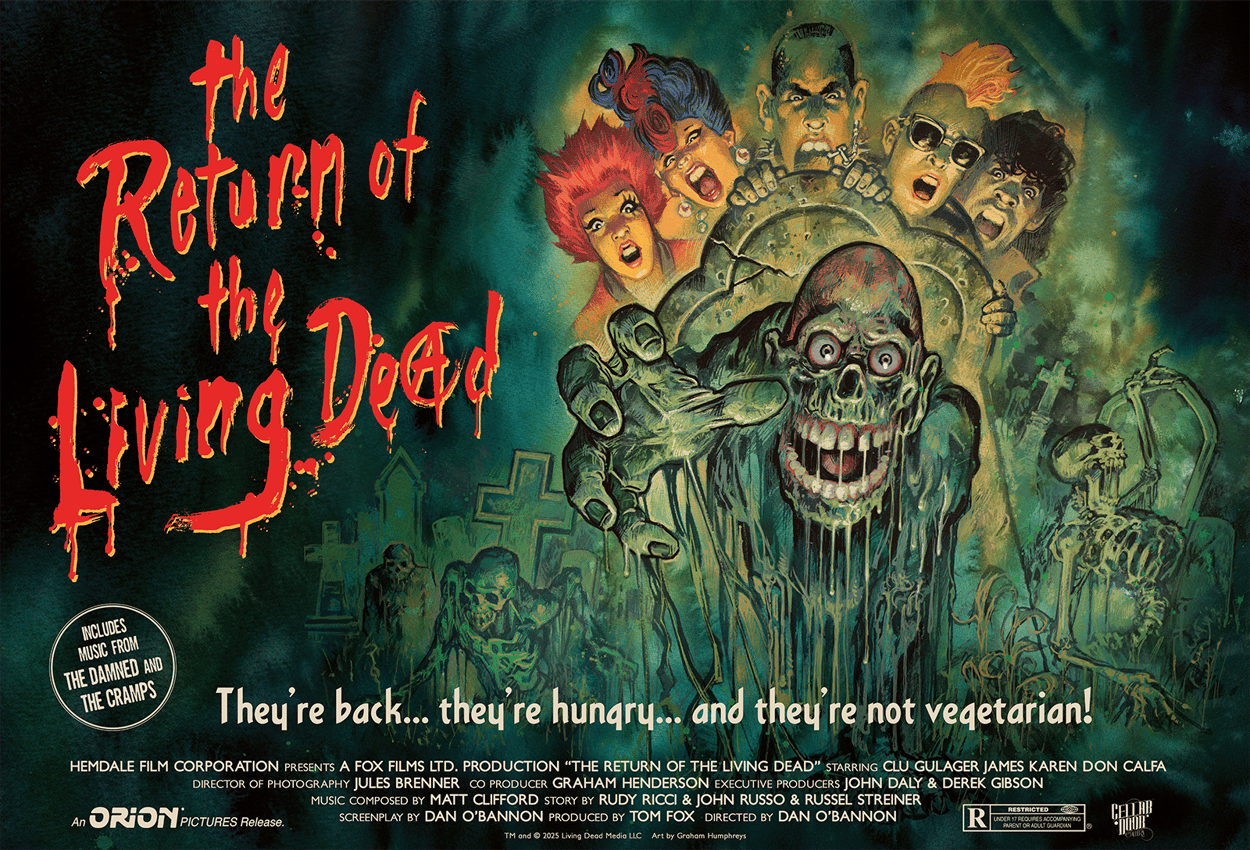 Return of the Living Dead Movie Poster by Cellar Door Gallery