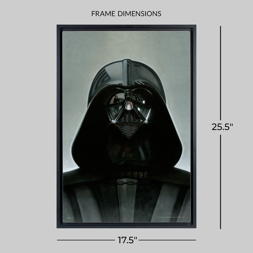 Darth Vader: Inner Sanctum Fine Art Print by Jerry Vanderstelt