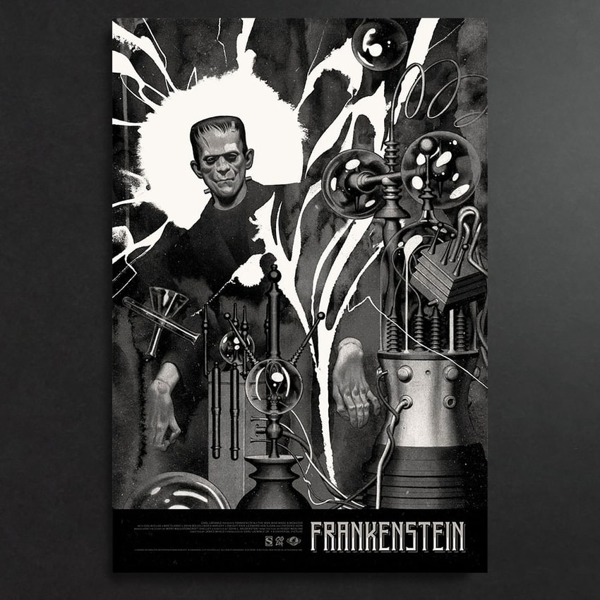 Universal Monsters Frankenstein Movie Poster  View 1