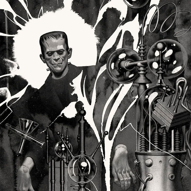 Universal Monsters Frankenstein Movie Poster  View 3