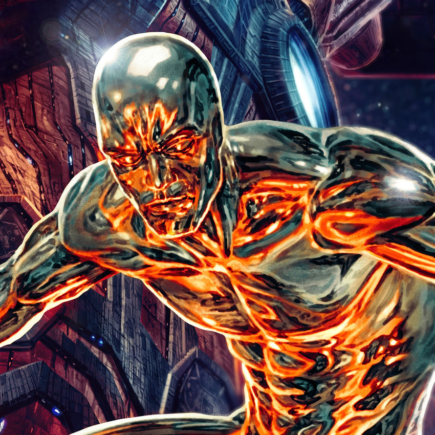 Marvel Galactus and the Silver Surfer Art Print  Exclusive Edition  View 5