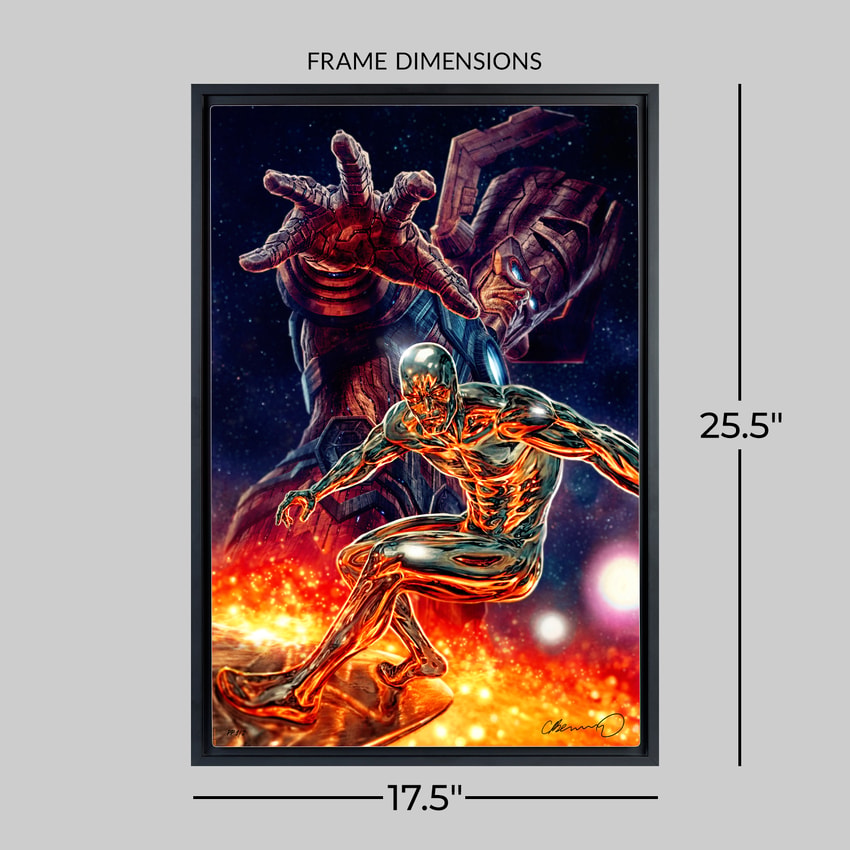 Marvel Galactus and the Silver Surfer Art Print  Exclusive Edition  View 2
