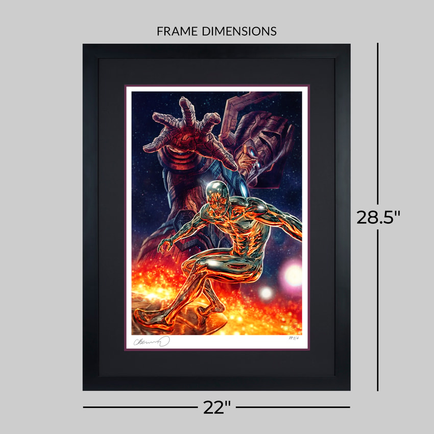 Marvel Galactus and the Silver Surfer Art Print  Exclusive Edition  View 2