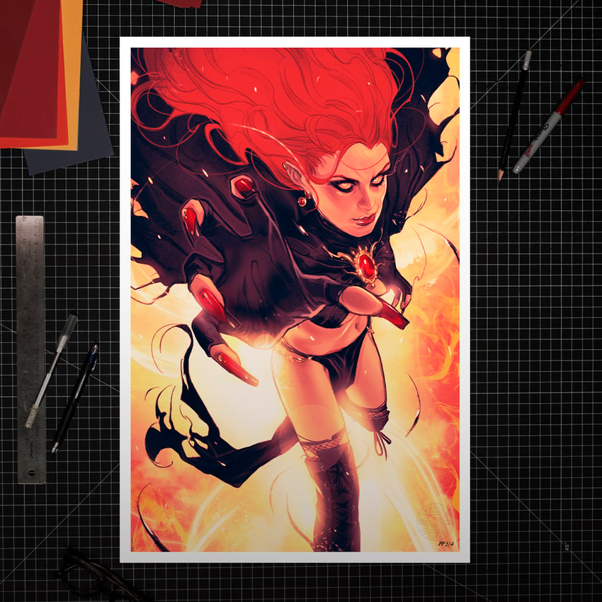 Madelyne Pryor Fine Art Print by Joshua 