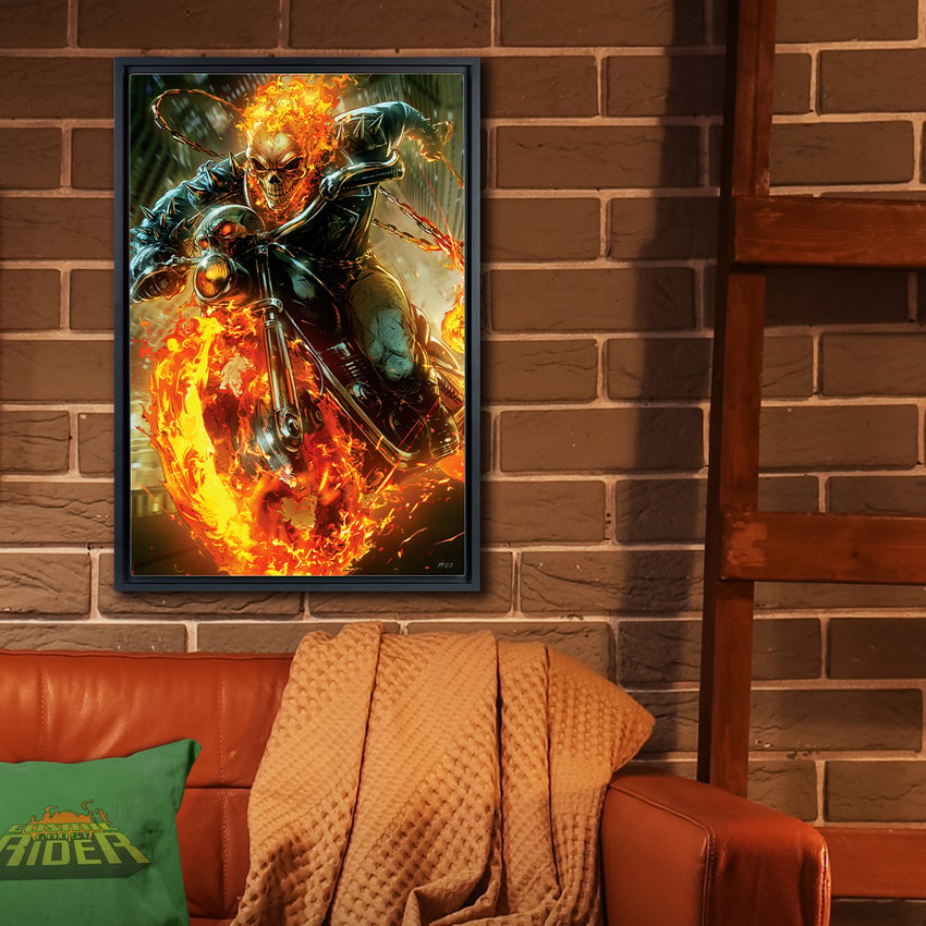 Marvel Cosmic Ghost Rider Art Print  Exclusive Edition  View 1