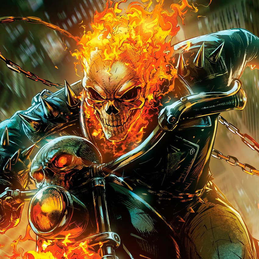 Marvel Cosmic Ghost Rider Art Print  Exclusive Edition  View 4