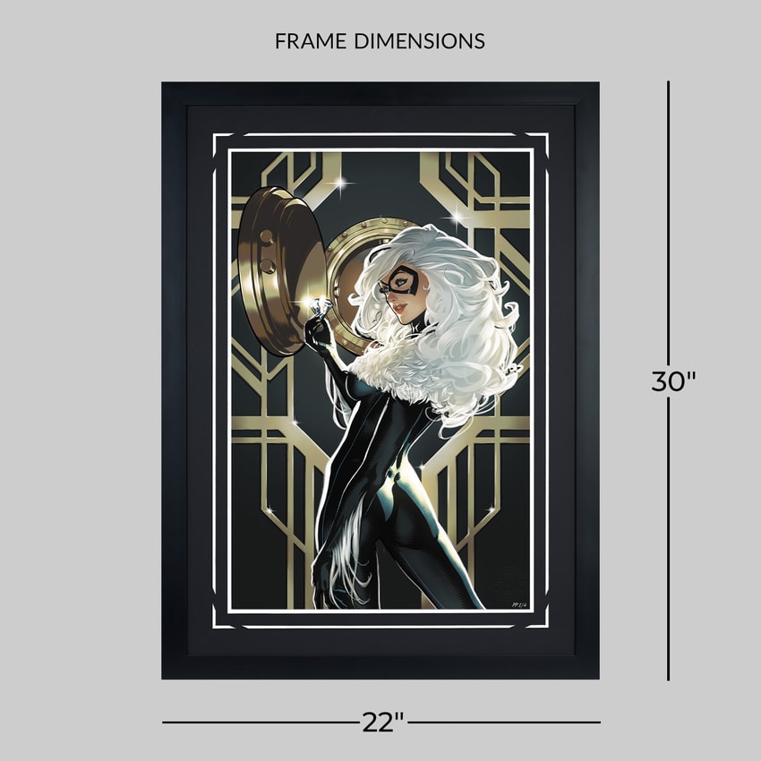 Marvel Black Cat Art Print  Exclusive Edition  View 2