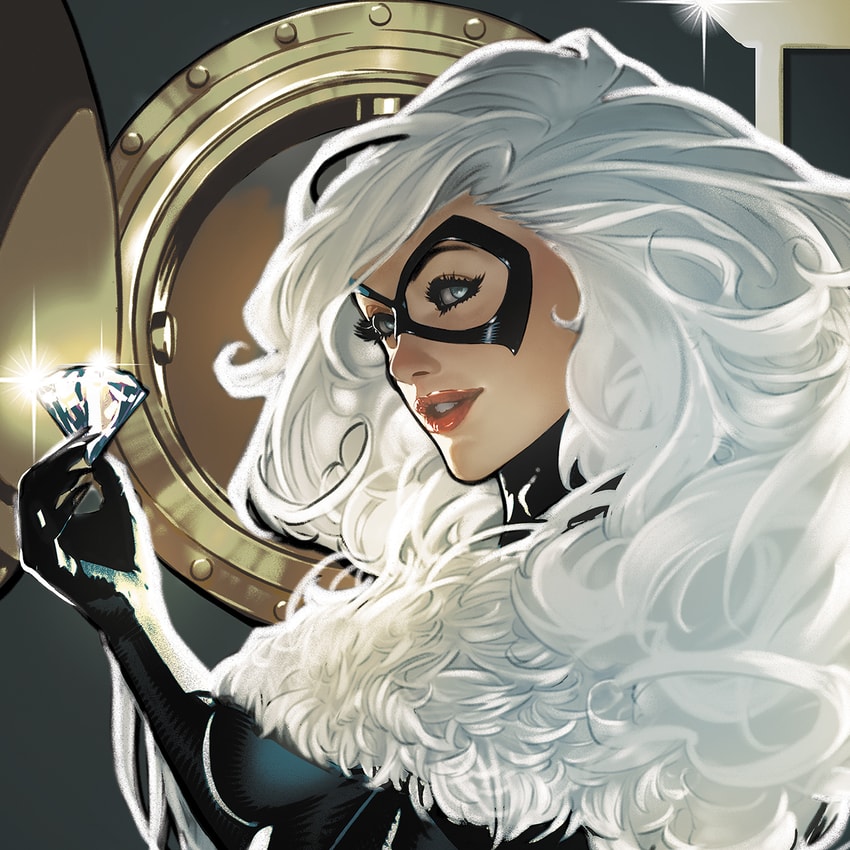 Marvel Black Cat Art Print  Exclusive Edition  View 3