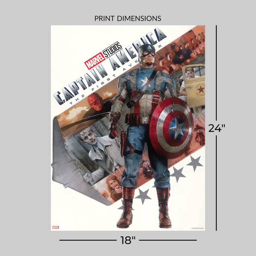 Star-Spangled Man Art Print by ACME Archives | Sideshow Collectibles