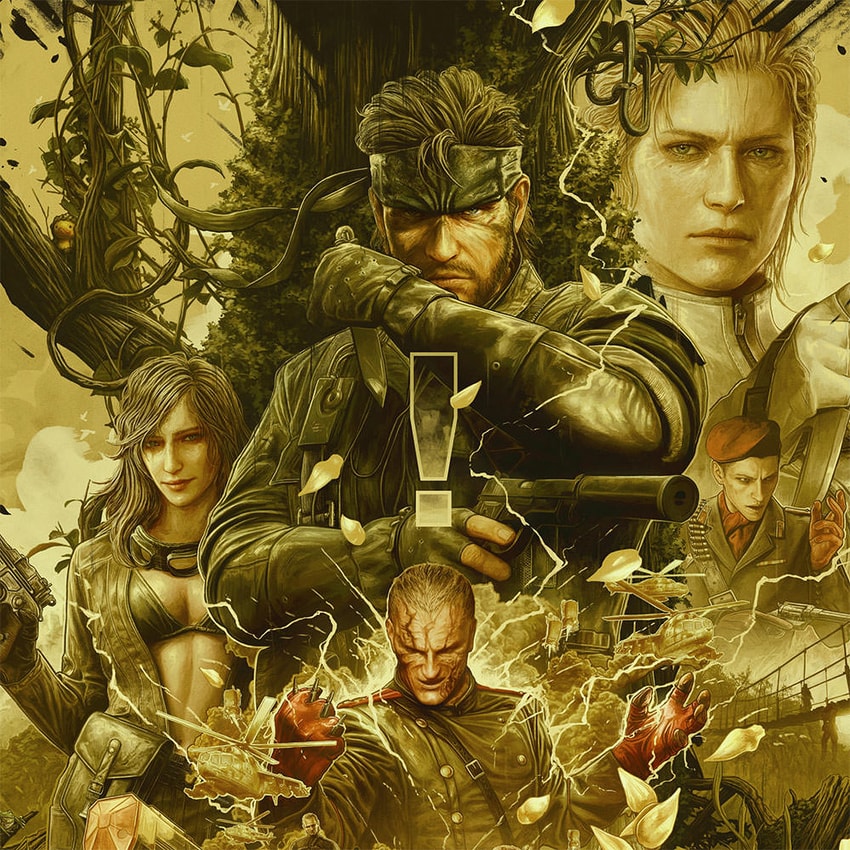 L GEAR SOLID Δ SNAKE EATER ポスター METAL GEAR SOLID Δ: SNAKE EATER Poster [EXCLUSIVE OKS GEAR