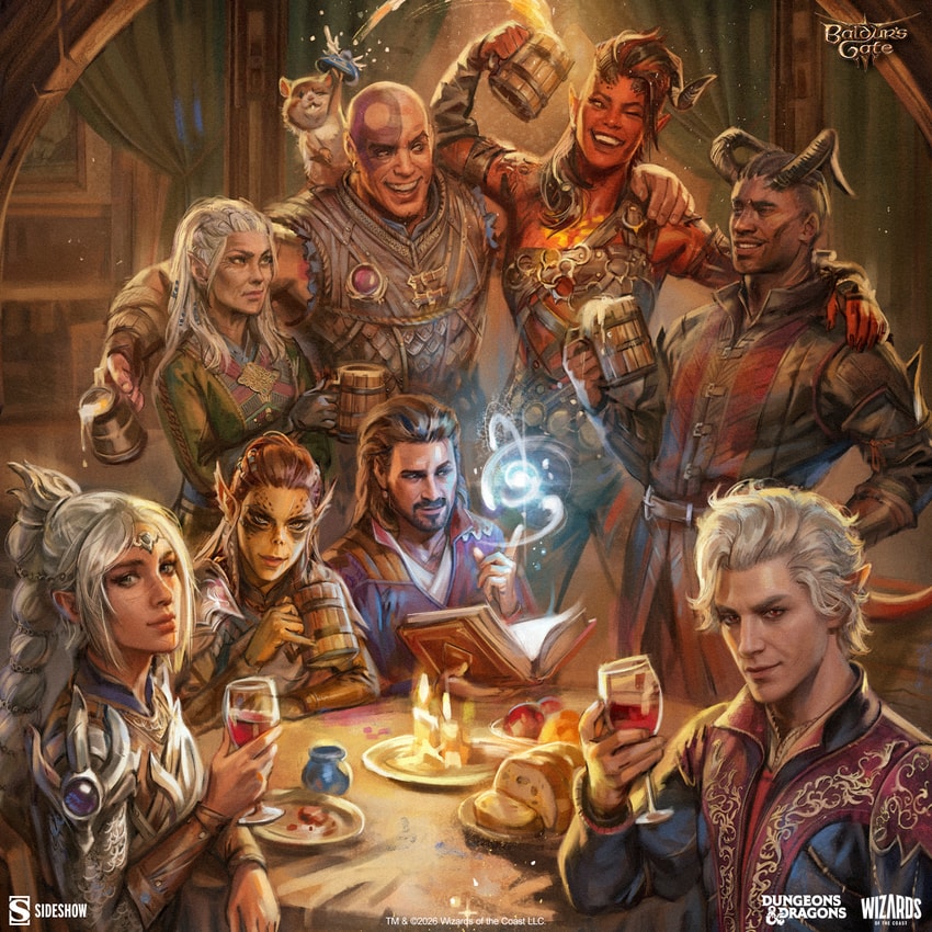 Baldur's Gate Baldur's Gate III: The Elfsong Tavern Art Print  Exclusive Edition  View 3