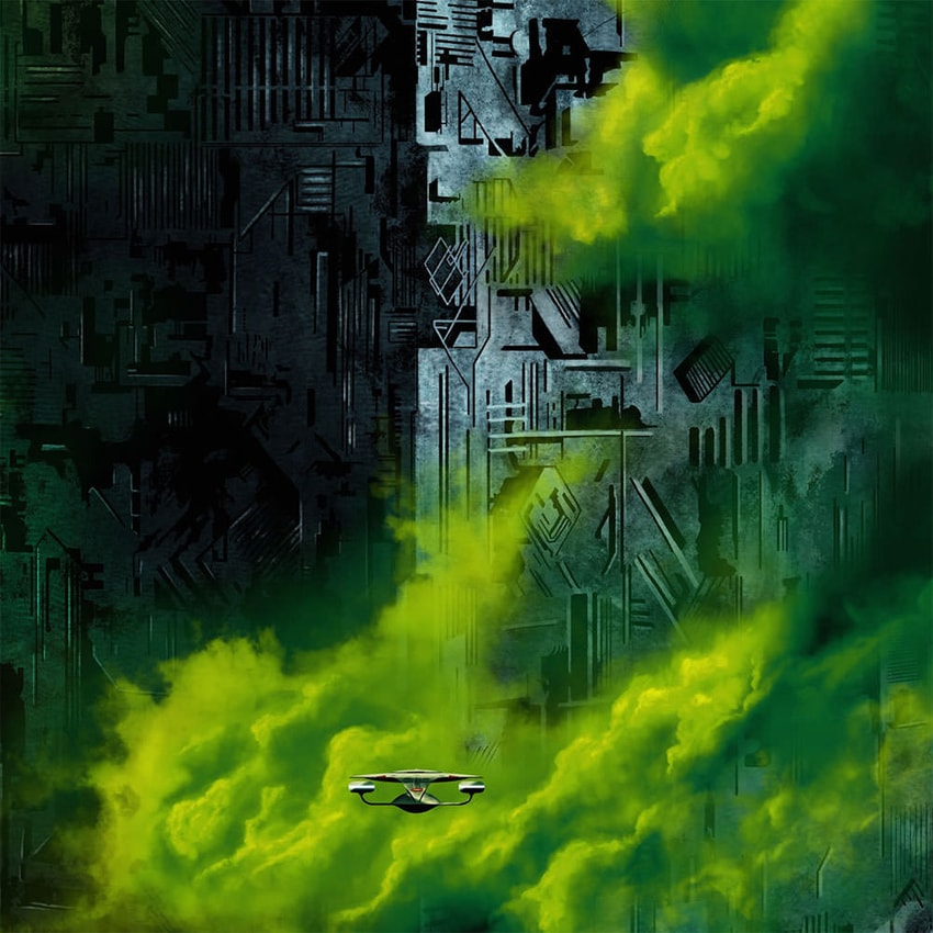 Star Trek Star Trek: The Next Generation - The Best of Both Worlds Art Print  View 3
