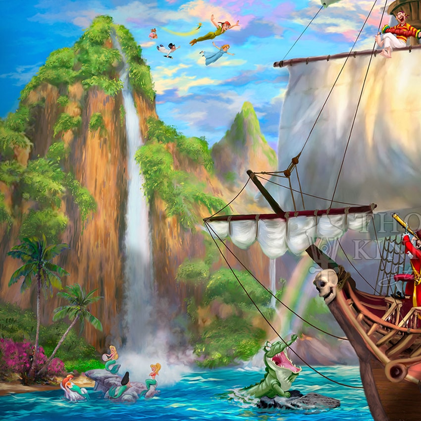 Disney Captain Hook's Never Land Voyage Art Print  View 3