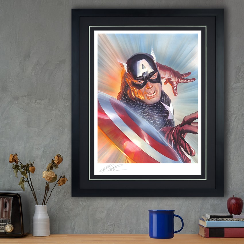 Marvel Marvelocity: Captain America Art Print  View 1