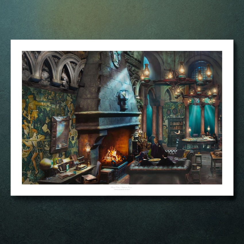 Harry Potter™ Slytherin Room Art Print by Thomas Kinkade Studios
