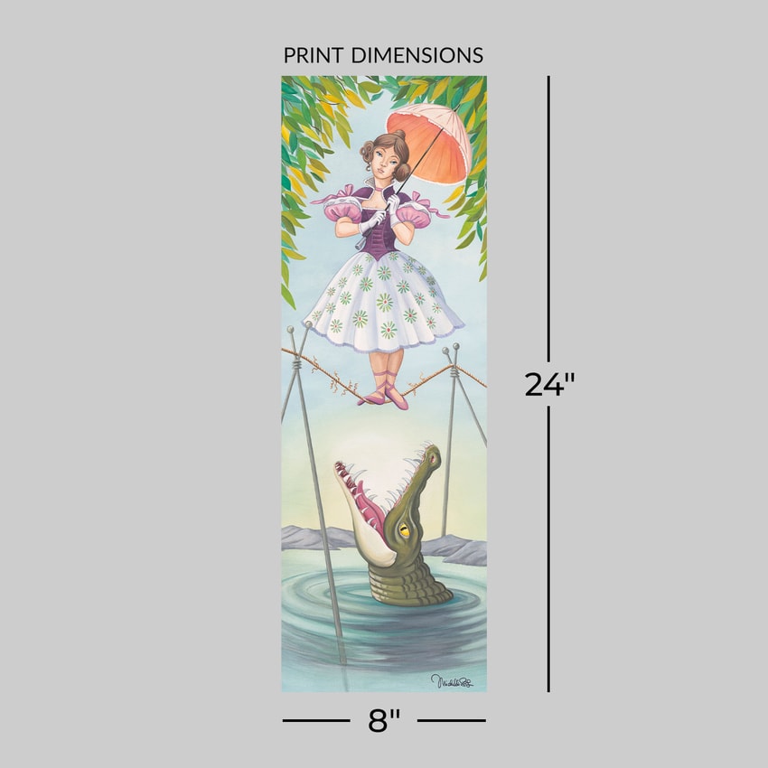 Disney Stretching Portrait: The Tightrope Walker Art Print  View 2