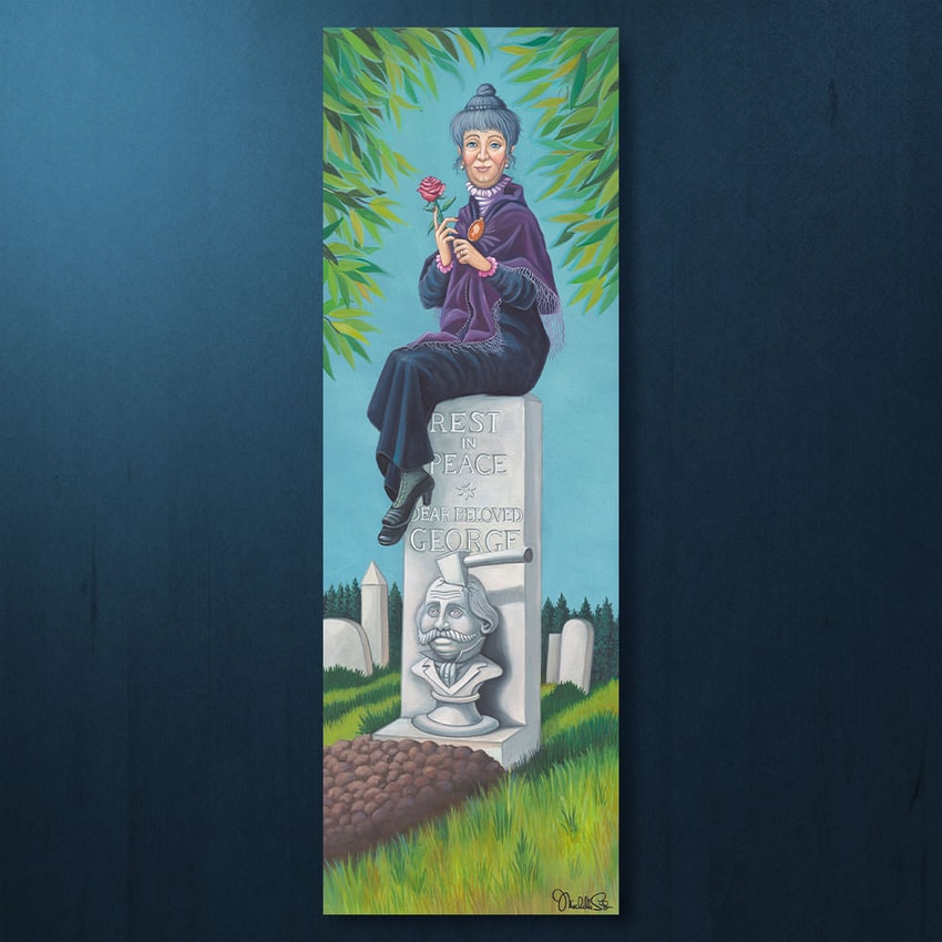 Disney Stretching Portrait: The Black Widow Art Print  View 1