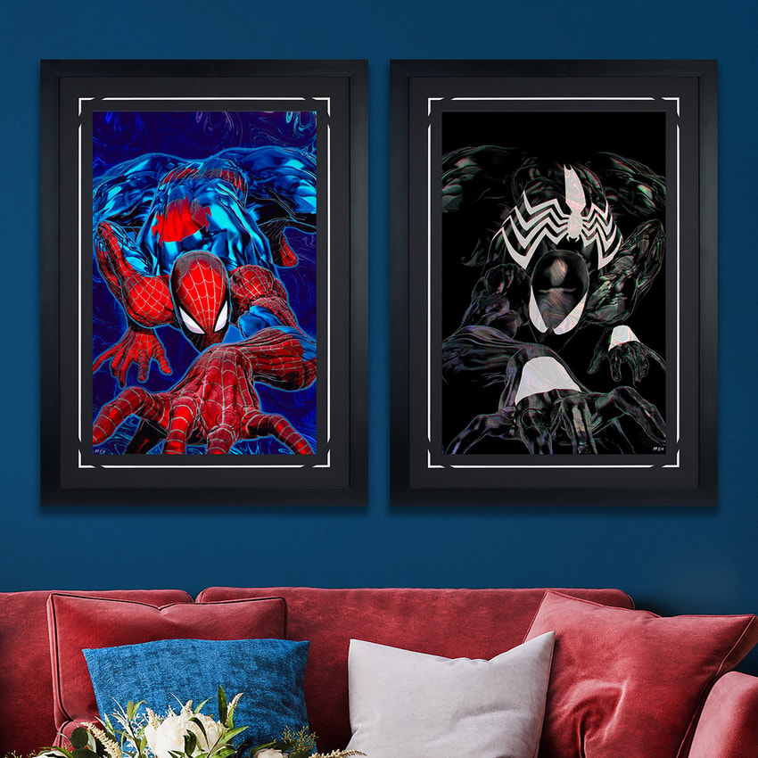 Marvel Spider-Man ’94 Fine Art Print Deluxe Set Art Print  Exclusive Edition  View 1