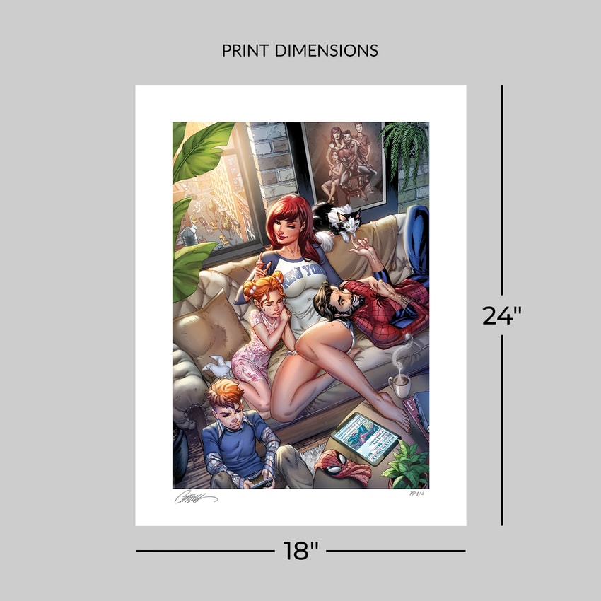 Marvel Ultimate Spider-Man: One Happy Family Art Print  Exclusive Edition  View 2