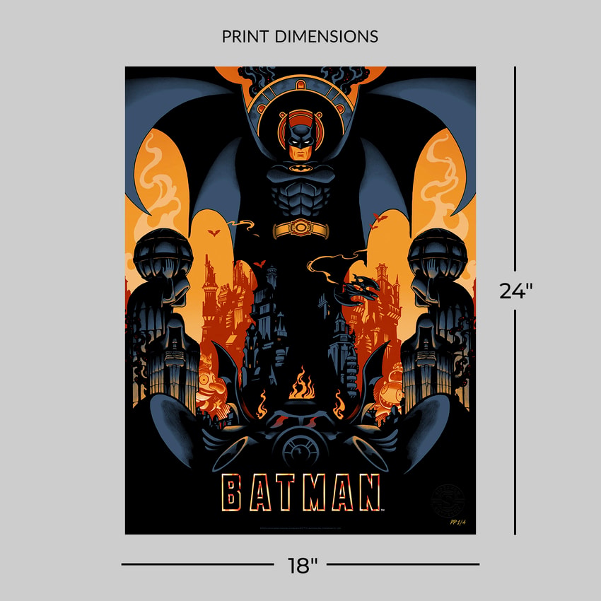 DC Comics Batman™ 1989 Art Print  Exclusive Edition  View 2