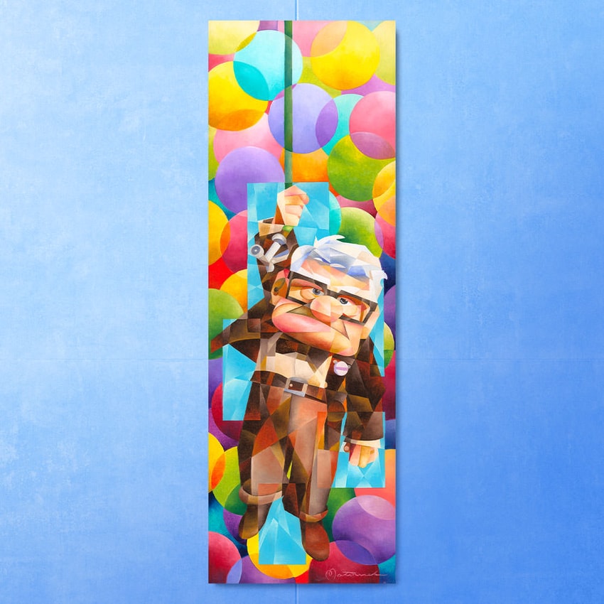 Disney Up Goes Carl Art Print  View 1